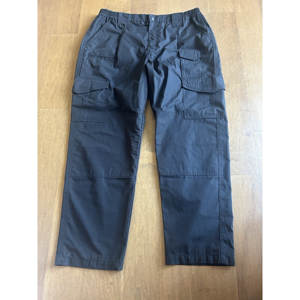 Propper Tactical Cargo Pants Men's 42x32 Black Ripstop Pants workwear